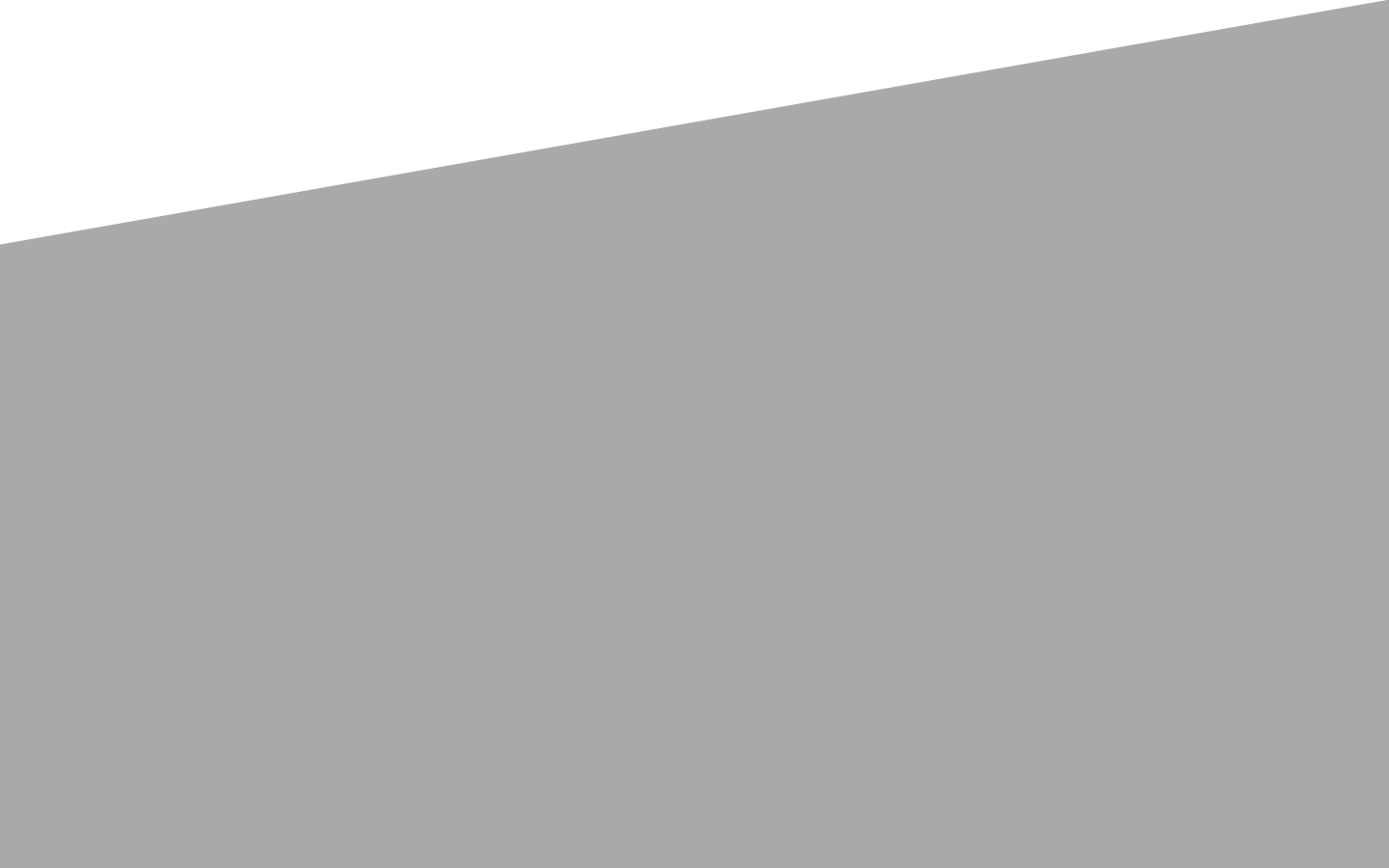 Plain web background graphic: a flat grey field rising on a shallow diagonal into white at the top